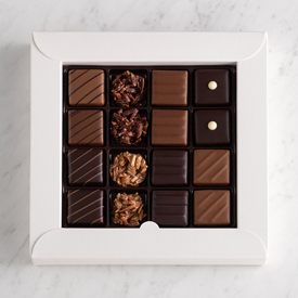 Nut and Caramel Two Layer Box SWATCH