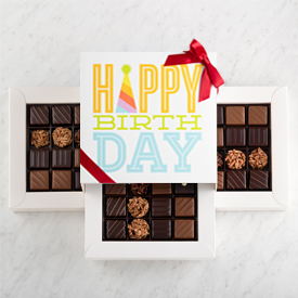 Three Layer Happy Birthday Gift Box SWATCH