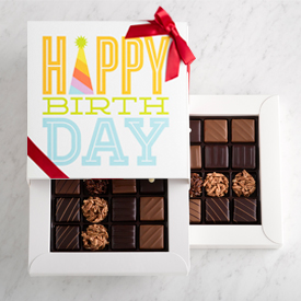 Two Layer Happy Birthday Gift Box SWATCH