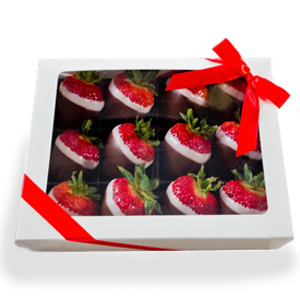 Swiss Chocolate Double Dipped Strawberries THUMBNAIL