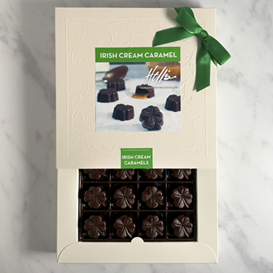 One Layer Irish Cream Caramel Truffle Box MAIN