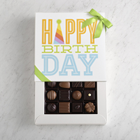 Three Tier Happy Birthday Gift Tower SWATCH