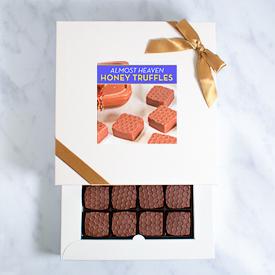One Layer Honey Truffle Box SWATCH
