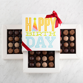 Three Layer Happy Birthday Gift Box SWATCH