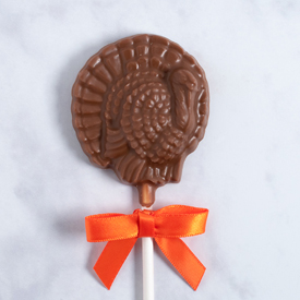 Swiss Milk Chocolate Turkey Lollipop THUMBNAIL
