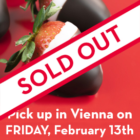 6 Chocolate Dipped Strawberries - Pick Up on Friday, February 13th SWATCH