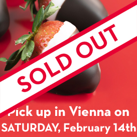 6 Chocolate Dipped Strawberries - Pick Up on Saturday, February 14th MAIN