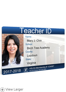 teacher photo id hslda store teachers id card