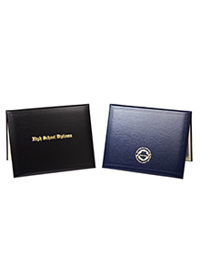 High School Diploma & Case with Personalized Certificate LARGE