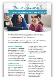 You Can Homeschool! Your Child with Special Needs MAIN