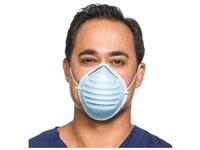 Blue Standard Procedure Cone Mask with Headband MAIN
