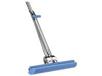 Roll-O-Matic 10” Grey Aluminum Extendable Straight ROM Cleanroom Mop MAIN