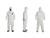 DuPont Tyvek 400 Protection Attached Hood & Skid-Resistant Boot Coverall SWATCH