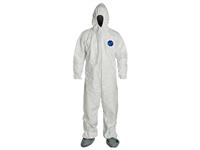 DuPont Tyvek 400 Protection Attached Hood & Skid-Resistant Boot Coverall MAIN