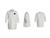 DuPont Tyvek 400 Protection Knee Length Lab Coat SWATCH