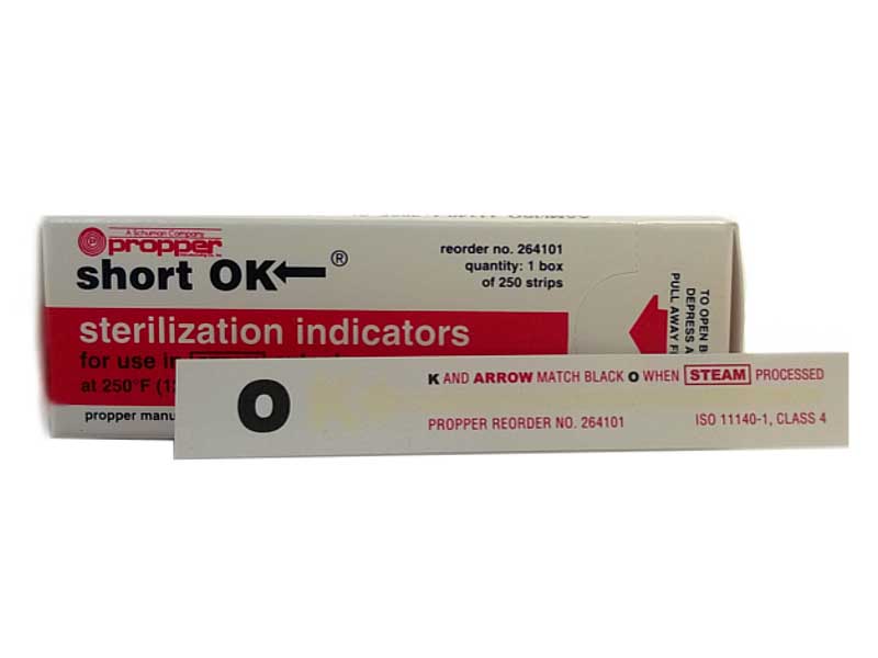 4" O.K. Steam Indicator Strips MAIN