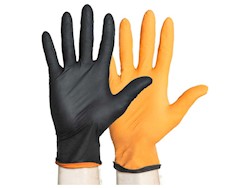 Black-Fire Nitrile Exam Gloves THUMBNAIL