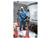 KleenGuard A60 Bloodborne Pathogen & Chemical Splash Protection Zipper Front Storm Flap Coveralls SWATCH