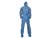 KleenGuard A60 Bloodborne Pathogen & Chemical Splash Protection Zipper Front Storm Flap Coveralls SWATCH