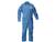 KleenGuard A60 Bloodborne Pathogen & Chemical Splash Protection Zipper Front Storm Flap Coveralls SWATCH