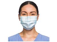 Yellow Pleat-Style with Earloops Procedure Mask MAIN