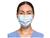 Yellow Pleat-Style with Earloops Procedure Mask SWATCH