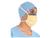 Orange Fluidshield Level 3 Fog-Free Surgical So Soft Lining Mask with Wraparound Visor SWATCH