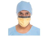 Orange Fluidshield Level 3 Fog-Free Surgical So Soft Lining Mask with Wraparound Visor MAIN