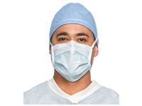 White Pleat-Style Surgical Mask with Ties MAIN