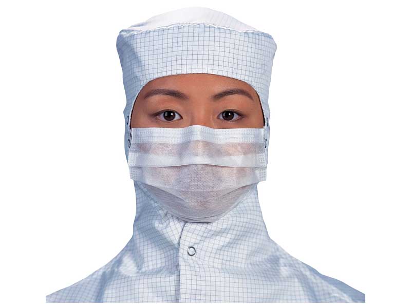 KimTech Pure M6 Pleat Style Mask with Knitted Earloops THUMBNAIL