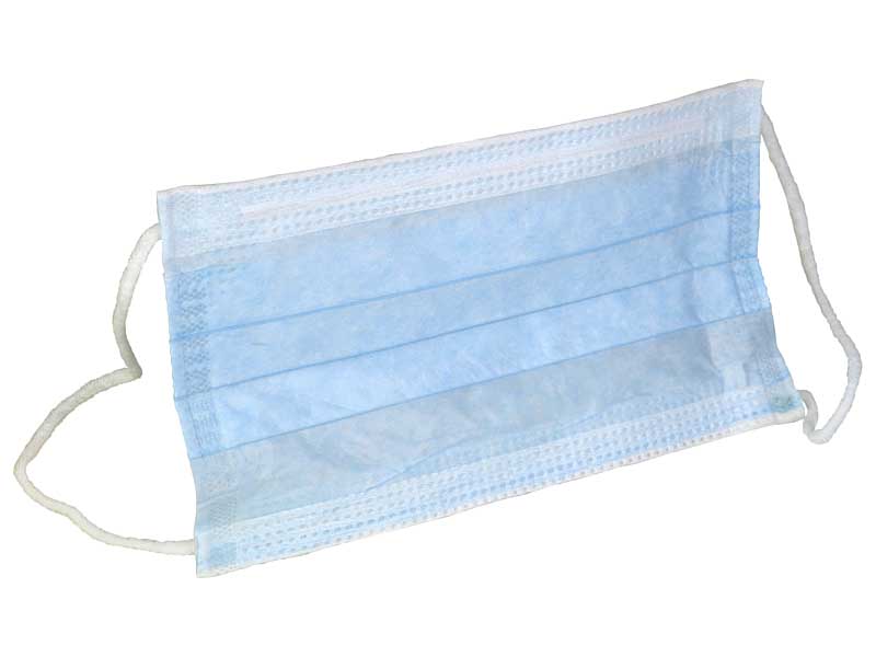 Blue KimTech Pure M5 Pleat Style Face Mask THUMBNAIL