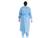Blue Procedure Gown with Knit Cuffs SWATCH