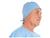 Universal Blue 4-Ply Tissue with Polyester Reinforcements Surgical Cap SWATCH