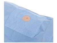 48 x 60" Sterile Control Fabric Reinforcement Universal Fenestrated Drape MAIN