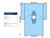 104 X 76 X 120" Sterile Control Fabric Reinforcement Laparoscopic / Cholecystectomy Drape SWATCH