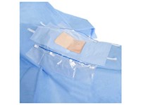 104 X 76 X 120" Sterile Control Fabric Reinforcement Laparoscopic / Cholecystectomy Drape MAIN