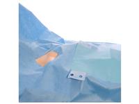 76 X 124" Sterile Control Fabric Reinforcement Thyroid Drape MAIN