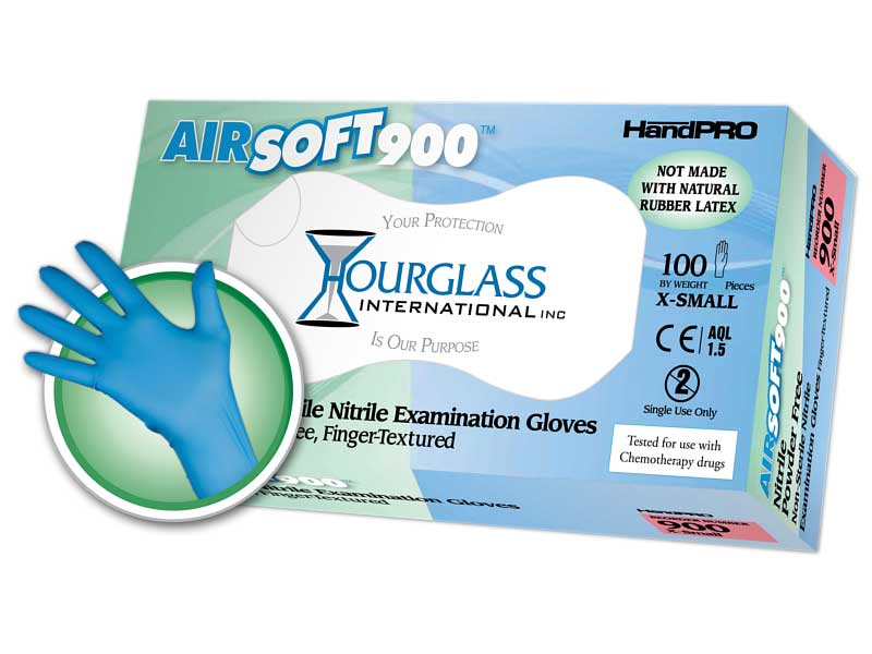 HandPro AirSoft900 Nitrile Exam Gloves THUMBNAIL