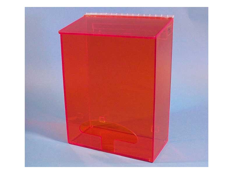 Clear PETG Low Profile Dispenser Designed For Wall Mounting THUMBNAIL