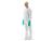 BioClean-D, Sterile Zip Front / Collar Coverall SWATCH