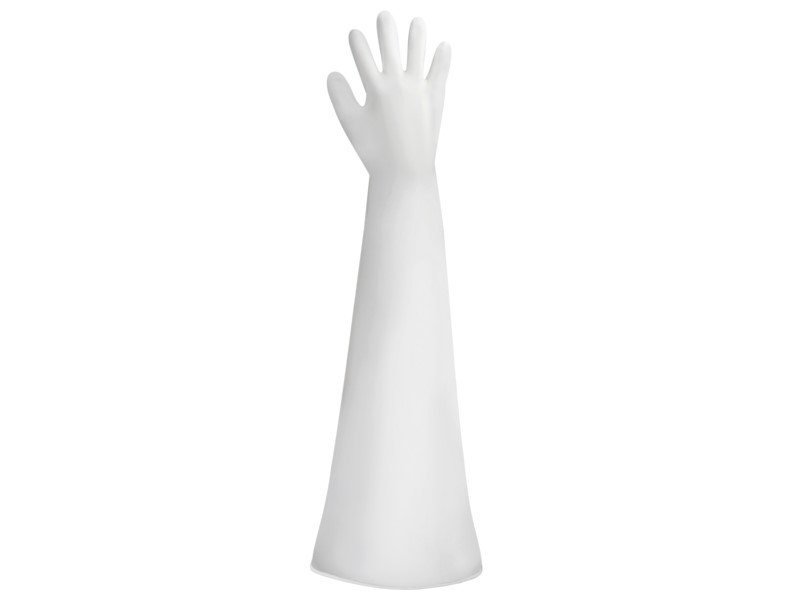 10-12" Port, 12 mil, 33" L, 9.75 Hand Validated Sterile Nitrile High Grip RABS / Isolator Gloves MAIN