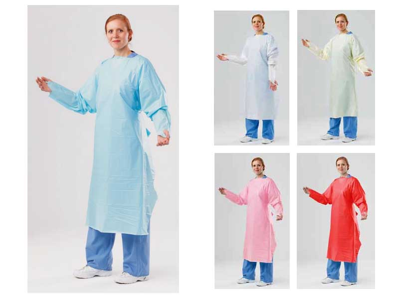 Disposable Smooth PPE PolyWear Gown THUMBNAIL