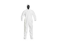 Tyvek White Zipper Closure IsoClean Coveralls MAIN