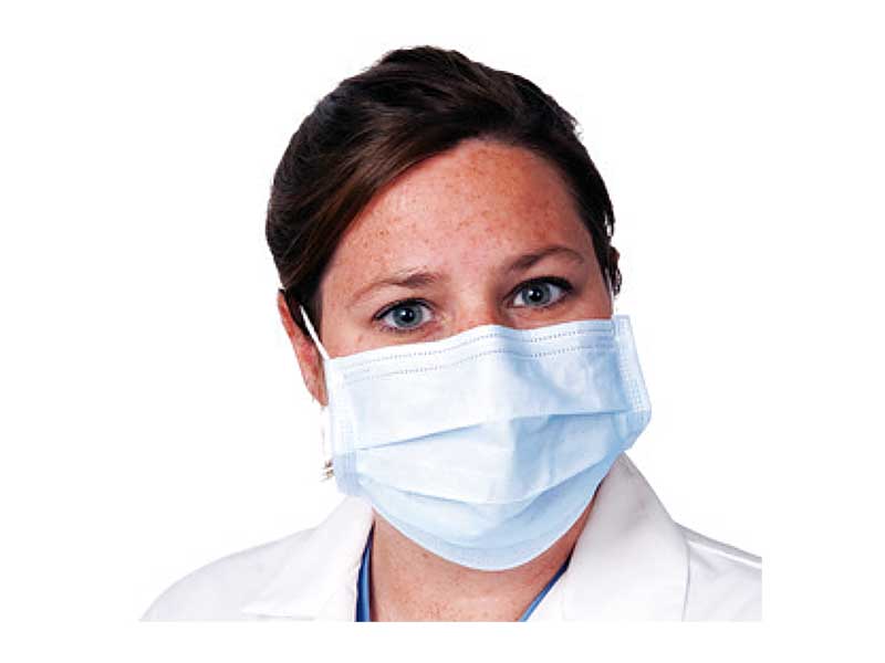 ProAdvantage Latex-Free Blue Procedure Facemask with Earloops THUMBNAIL