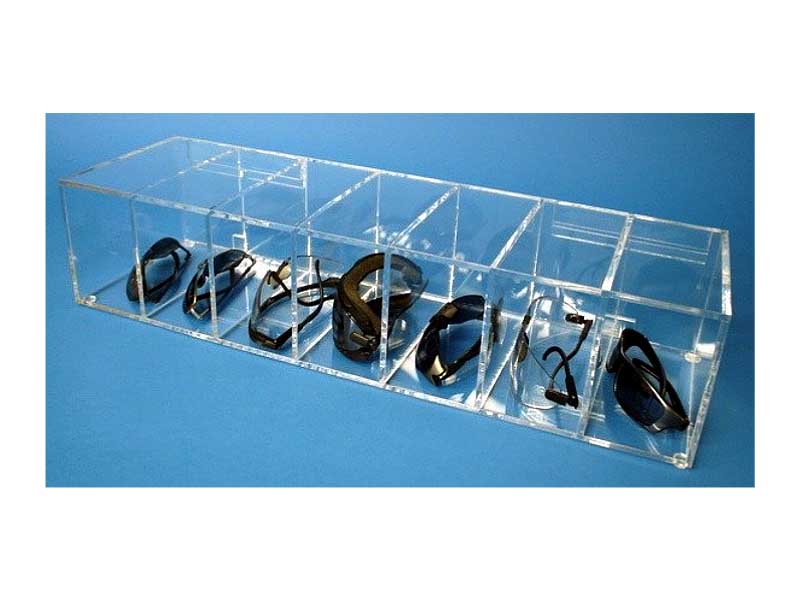 7 Goggles Clear Acrylic Safety Glass & Goggle Dispensers THUMBNAIL