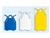 VR Blue CR Processed & Standard Fluid & Chemical Splash Die-Cut Apron SWATCH
