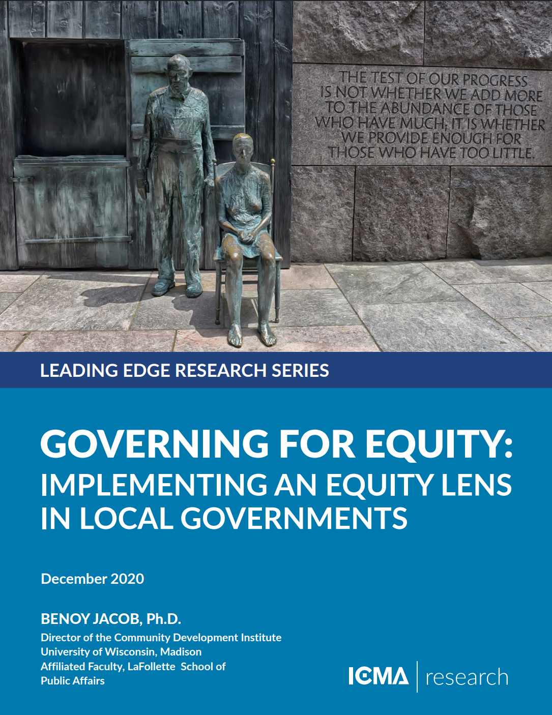 Governing for Equity: Implementing an Equity Lens in Local Government LARGE