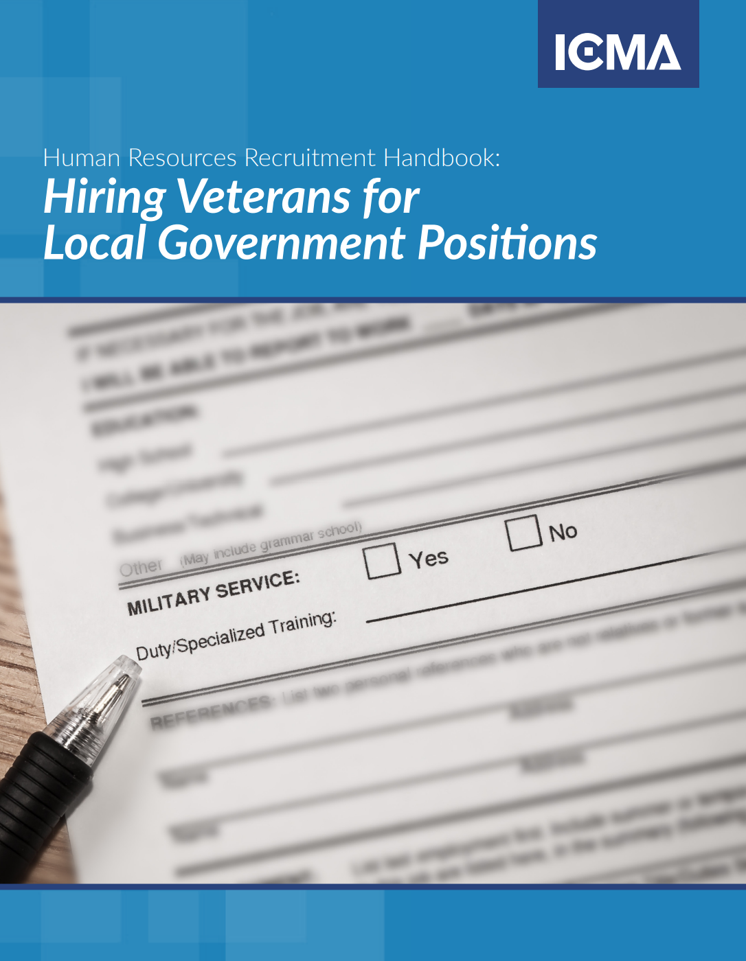 Human Resources Recruitment Handbook: Hiring Veterans for Local Government Positions LARGE