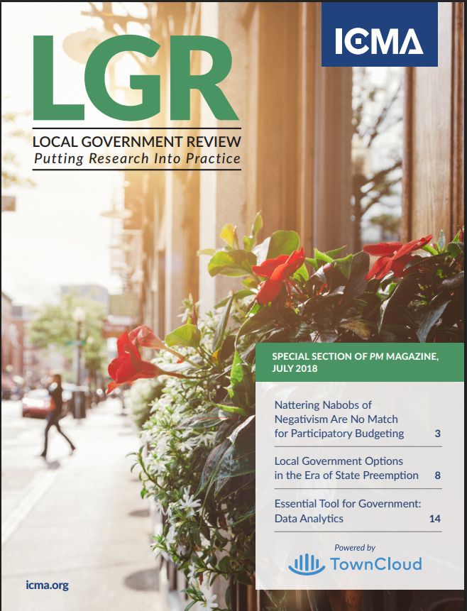 LGR: Local Government Review, July 2018 LARGE