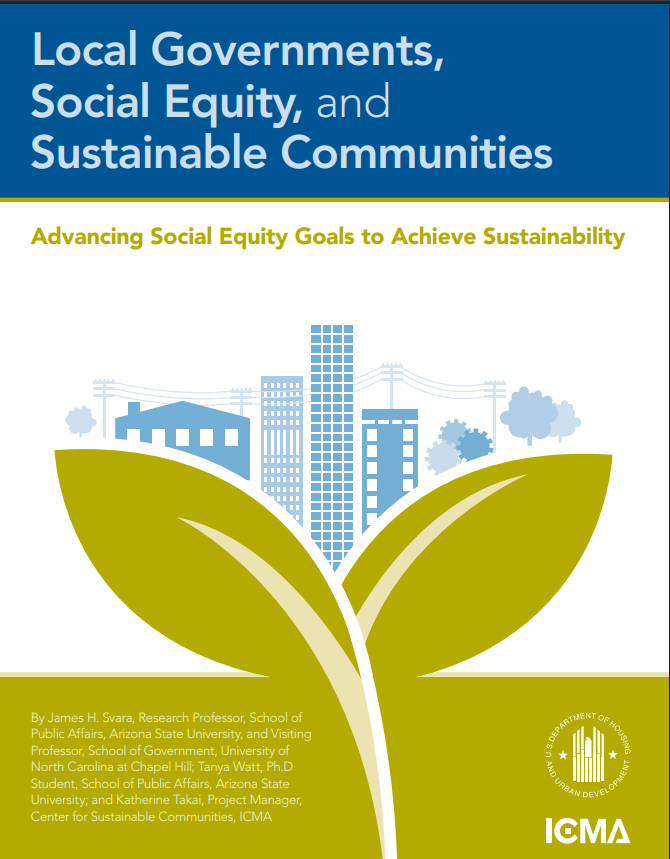 Advancing Social Equity Goals to Achieve Sustainability MAIN